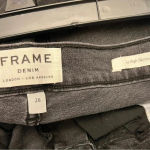 frame denim Frame Le High Black‎ Skinny Jeans Distressed Size 28 Photo 3