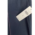 Anthropologie The Essential Stretch Slim Navy & Pink Stitch Ankle Pant Size 12 Photo 5
