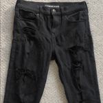 EXPRESS  jeans distressed jeans leggings mid rise Photo 1