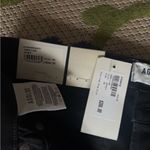 AGOLDE NWT Nico High Rise Slim Fit Jeans Spirit Black Denim Jeans Photo 7