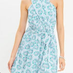 Loft  Floral Bloom Criss-Cross Halter Dress Size 2P NWT Photo 0