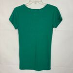 Ambiance Apparel Short Sleeve Green Ribbed Top Juniors Medium Size undefined Photo 3