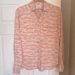 American Eagle Outfitters Pink Camo Button Down Shirt Size Large D7 Photo 0
