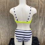 New Woman’s Yellow and Black Bikini with Striking Contrast Size Small Photo 1