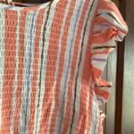 A New Day Size L Smocked Midi Dress POCKETS Sleeveless Peach P Photo 2