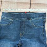 Spanx  Pull On Denim Blue Distressed Ankle Skinny Jeans Medium Wash M Photo 8