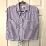 Bella Dahl Lavender Button Up Blouse Photo 1