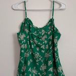 Lush Clothing Green floral lush women’s tank top spaghetti strap shirt size large Photo 5