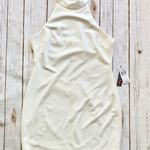 Teeze Me Cocktail Dress Cream Halter Mini Bodycon Photo 2