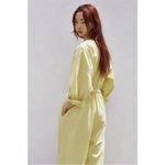 ZARA  oversized butter Yellow Jumpsuit NEW Photo 4