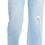 Levi's Ribcage Light Wash Ankle Strait Jeans Photo 0