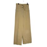 Bottega Veneta Bottega Venetta Khaki High Rise Buckle Wide Leg Photo 1