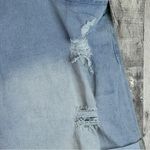 Dollhouse Size 24W Distressed With Holes Rolled Cuff Hem Light Wash Deni… Photo 3