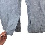 Athleta Linen Coastal Wide Leg Beach Pants Chambray Blue 22 Old Money Nautical Photo 7