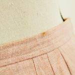 Evan Picone Vintage 80s 90s  Pink Midi A Line Pleated Skirt M Photo 3