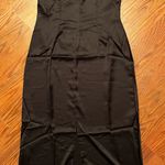Ellison satin midi dress with feather detail brand new with tags Photo 6