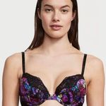 Victoria's Secret New Victoria’s Secret Very Sexy Push Up Lace Shine Strap Moody Floral Size 36C Photo 0