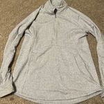 Gray Quarter Zip Jacket Size M Photo 0