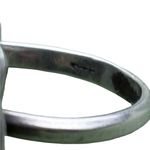 Antique Citrine Marcasite Hallmarked Sterling Silver Large Art Deco Estate Ring Yellow Photo 12