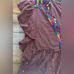 Anthropologie By  Short Sleeve Top Embroidered NWT $98 Medium SOFT Photo 6