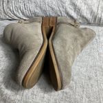 Steve Madden  Taupe Tan Connr Leather Suede Ankle Bootie Size 6.5 Side Zip Photo 4