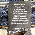 Rock Revival NWT Remix by Straight Leg Jeans in Destroyed Blue Wash Size 24 NEW Photo 11