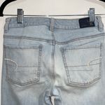 American Eagle jeans crop jegging super stretch distressed size 4 Photo 3