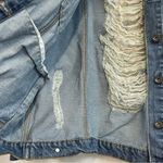 Highway Jeans  XL Distressed Blue Jean Denim Jacket Holes Rips Spring Fall 16 18 Photo 2