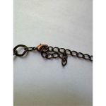 Vintage floral green and brown extra long beaded chain necklace Photo 4