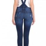 Skinny denim overalls distressed ripped jeans Blue Size M Photo 1
