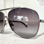 Swavorski Swarovski SW 138 Gunmetal Frame Grey Gradient Lens Aviator Sunglasses Photo 3