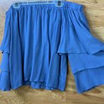 Ella Moss  Size Small Off the Shoulder Layered Ruffle Bell Sleeve Top Photo 2