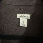 L.L.Bean  Gray Purple Fleeced Lined Flannel Womens M Photo 1