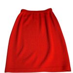 St. John  Santana Sweater Pencil Skirt Orangey Red
Size 2 Photo 1
