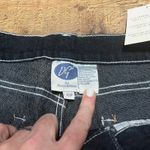 Diane Gilman DG2 | NEW Dark Wash White Stitch Stretch Straight Leg Jeans Sz 10 P Photo 2