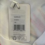 PJ Salvage Long Sleeve Cozy Loungewear Top, White with Pink Black, Size XS, NWT Photo 5