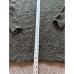 Free People  Womens Green Wool V-neck‎ Drop Shoulder Sweater Mod Size Xs Photo 6