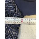 Lilly Pulitzer  Size 2 Carleigh Lace Navy Blue Silver Party/Cocktail Short Dress Photo 5