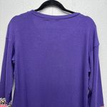 Styleword Tunic Sweater Dress Womens Medium Bohemian Loungewear Relaxed Pullover Purple Photo 6