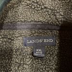 Lands' End Lands’End women’ flannel quarter zip up pull over size XXlarge. Photo 1