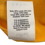 Aritzia Wilfred Autier Tuscan Sun Linen Blend Midi Skirt in Orange Ruffle Photo 8