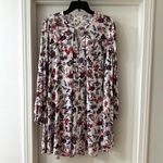 Umgee  Floral Long-Sleeved Flowy Tunic Dress, Size Small Photo 1