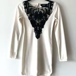 Nasty Gal π NWT Lace Neckline Bodycon Mini Dress Photo 0