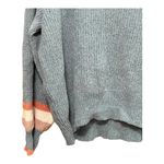 My Michelle MM By  Knitted Sweater Puff Sleeves V-neckline Green Size 2X Photo 1