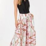 High Waist Wide Leg Printed Palazzo Pants Size L Photo 2