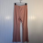 Old Navy High-Waisted Rib-Knit Split Flare Pink Lounge Pants Medium 31” Inseam Photo 5