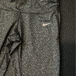 Nike  Relay Running Capri Tights‎ Meteor Print Mesh Black Grey size small Photo 1