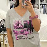 Converse Gray V-Neck Shirt Photo 0