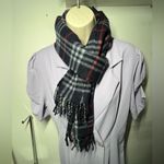 Burberry Authentic Burberrys unisex Scarf Blue Check Vintage 100% cashmere Photo 5