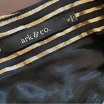 Ark & Co. Gold Black Stripe Back Cut Out BodyCon Dress S Photo 7